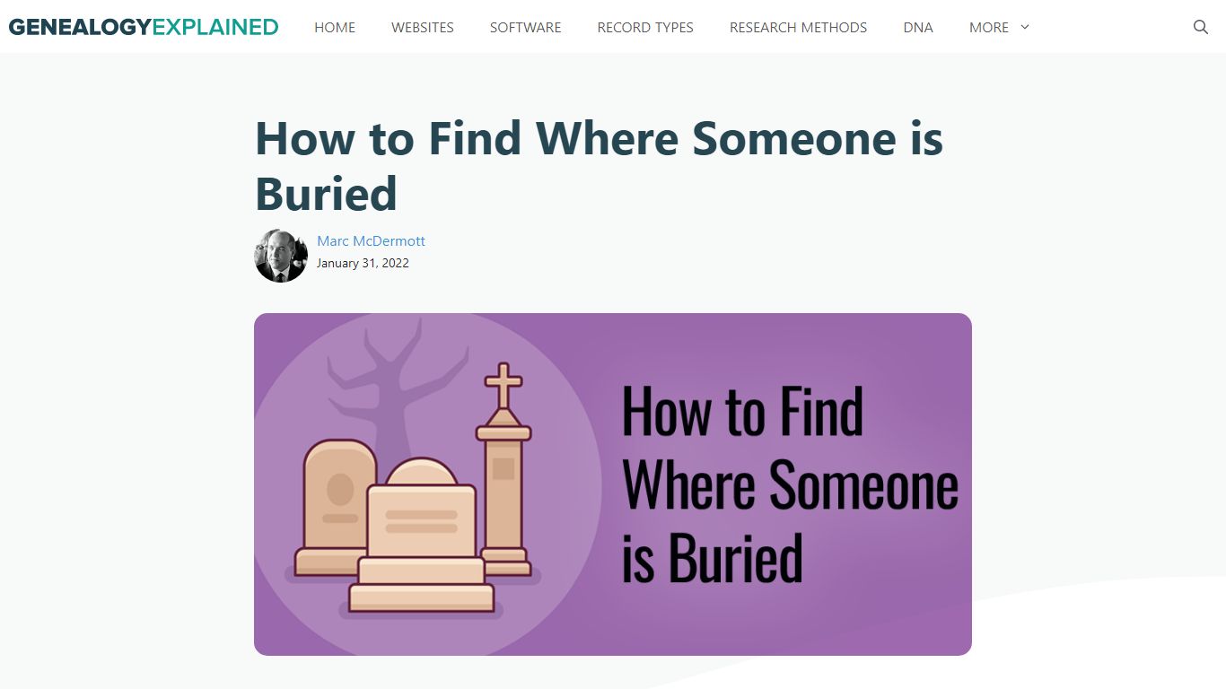 How to Find Where Someone is Buried - Genealogy Explained