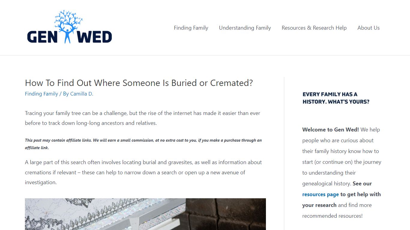 How To Find Out Where Someone Is Buried or Cremated?